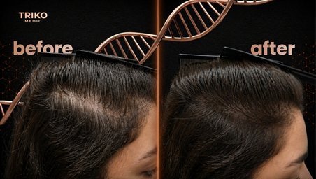 Tratamiento de alopecia frontal fibrosante en mujer